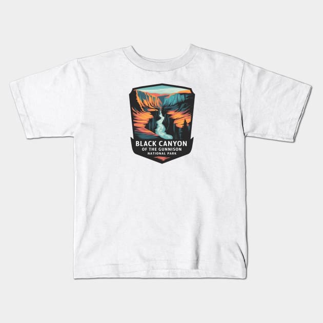 Black Canyon National Park Kids T-Shirt by Perspektiva